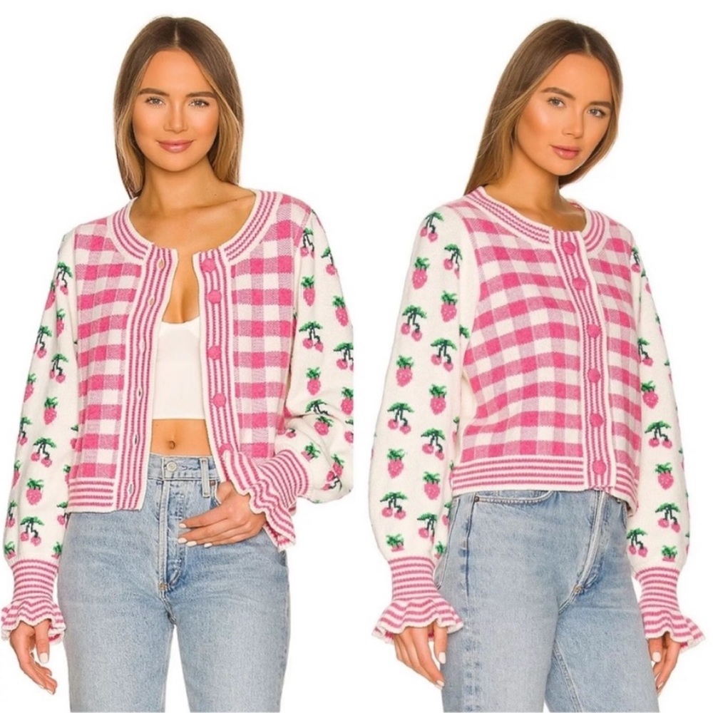 LOVESHACKFANCY CARDIGAN SWEATER